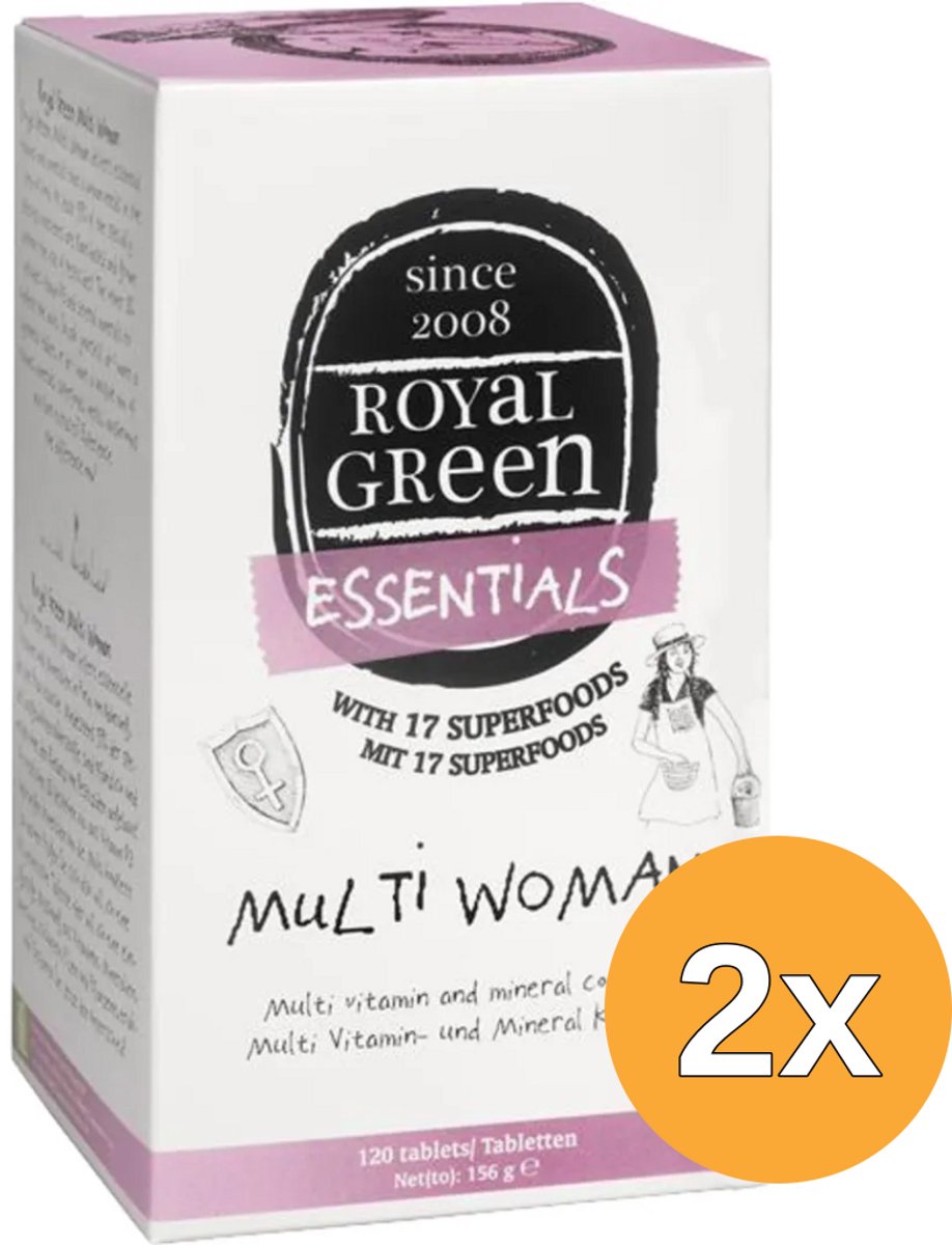 2x Royal Green Multi woman (120 tabletten)