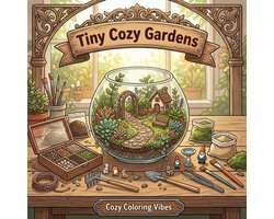 Aesthetic Vibes Coloring Book- Tiny Cozy Gardens