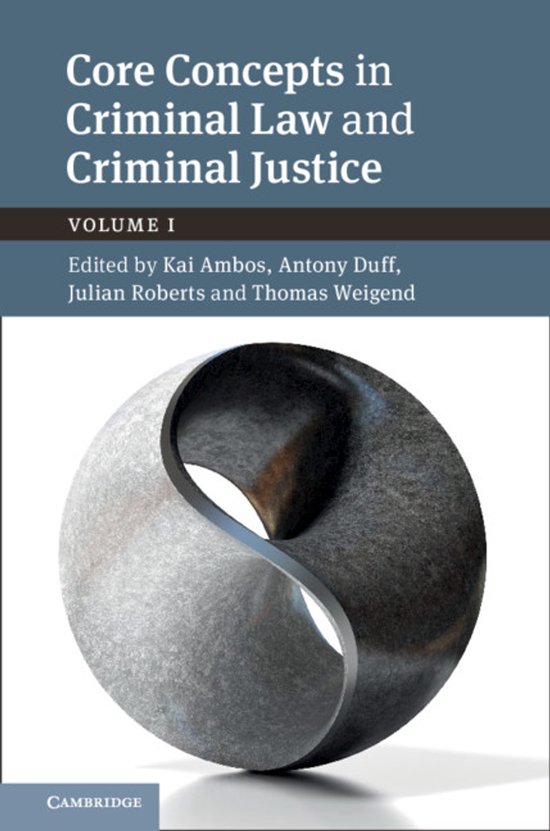 Core Concepts in Criminal Law and Criminal Justice: Volume 1 ... - cover