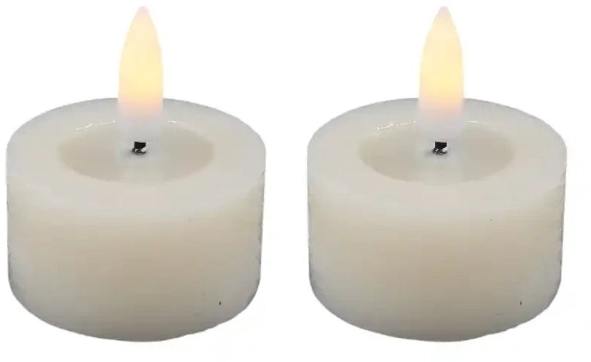 House of Nature Led waxinelichtjes - 2 stuks