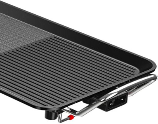 XXL Elektrische Grillplaat 68 x 28 cm - Teppanyaki Bakplaat met Antiaanbaklaag en Verstelbare Thermostaat - Geschikt voor 8 Personen — afbeelding 3
