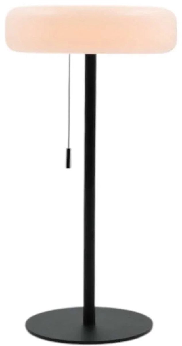 Mansion atmosphere Solaro buiten tafel ledlamp zwart