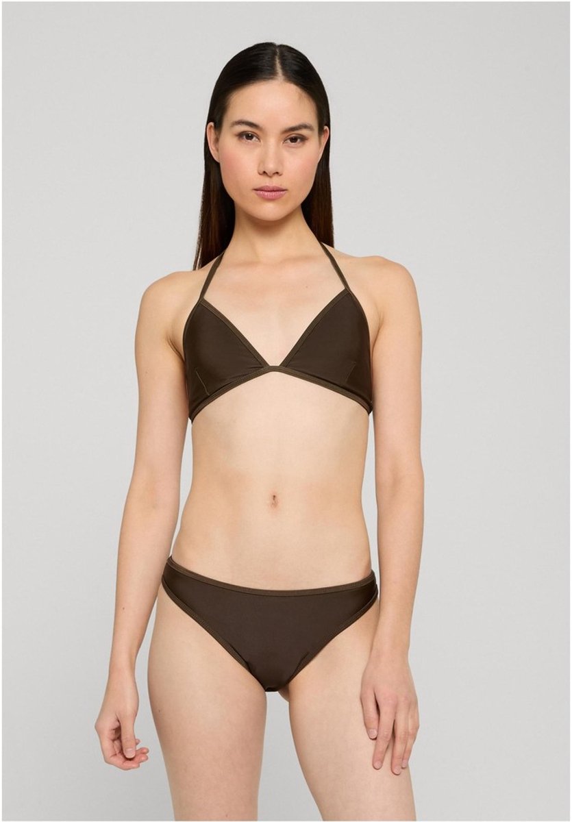 Urban Classics Piped Triangle Bikini set S Bruin