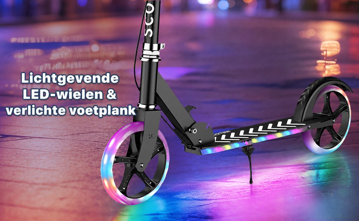 MAGICFOX Step-Opvouwbare Step Aluminium-Kinderstep Hoogte verstelbaar Stuur thumbnail 3