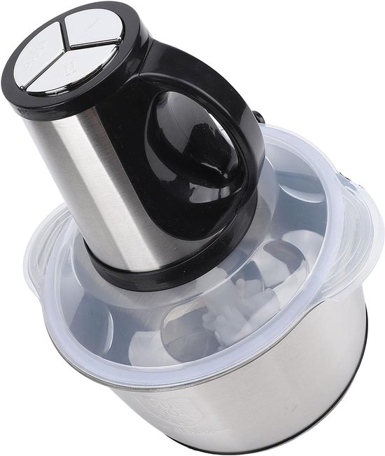 Keukenmachine - Voedselbereider - Eten Bereiden - Krachtige Koper Motor - 5L Kom - Zilver — afbeelding 5