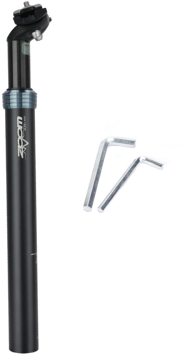 SnelShoppen - Velxnigt Fietsverende Zadelpen 31,6 mm - Aluminiumlegering, Verende Zadelpen voor Elektrische Fietsen, Mountainbikes en Stadsfietsen - N