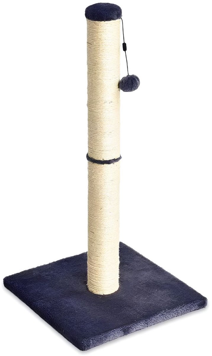 NIVA® Krabpaal - Krabpaal voor Katten - Krabpalen - Grijs - 40cm x 40cm x 80cm