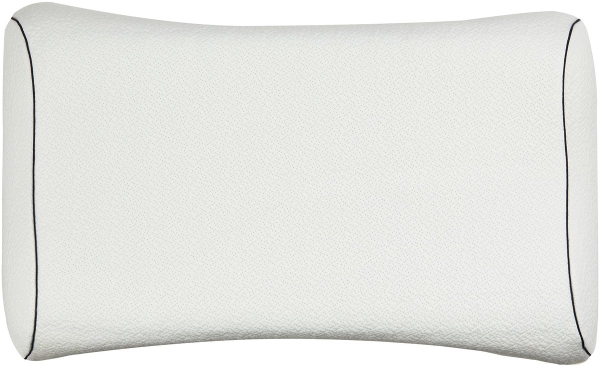 SnelShoppen - Orthopedisch Neksteun Hoofdkussen - Technogel Gelkussen voor Rug- en Zijslapers - Antibacterieel - Anatomic Curve - Incl. Kussensloop 66