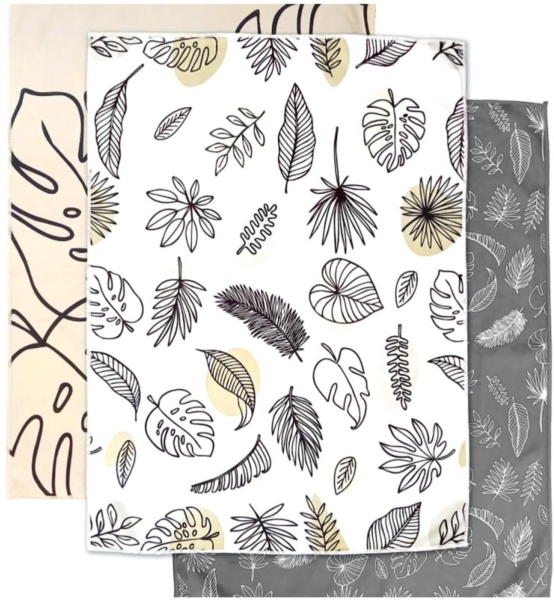 Dailygoods - Super Absorberende Keukenhanddoeken Set van 3 - Perfect voor Tafelgerei