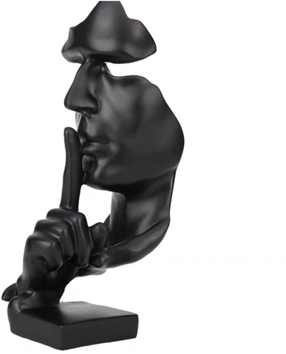 Dailygoods- Standbeeld Abstract Kunst - Decoratieve Sculptuur - Tafeldecoratie - Ornament - Hars - Duurzaam en Betekenisvol - Decoratie