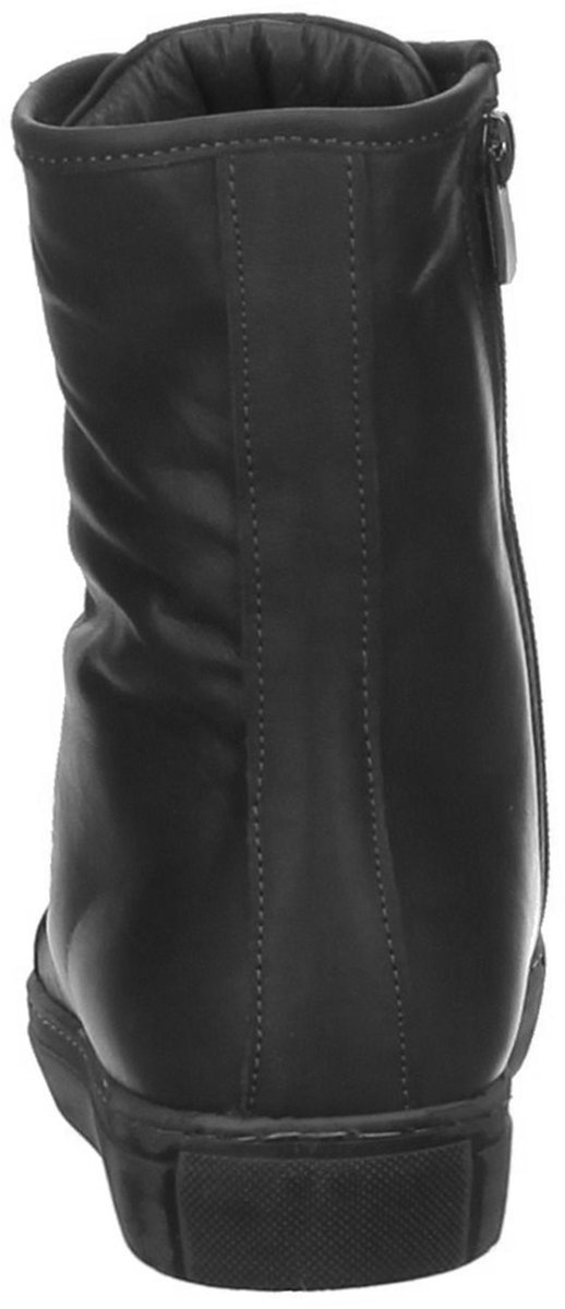 Andrea Conti Dames Leren Veter Enkellaars Uitneembaar Voetbed 0342856672 Zwart