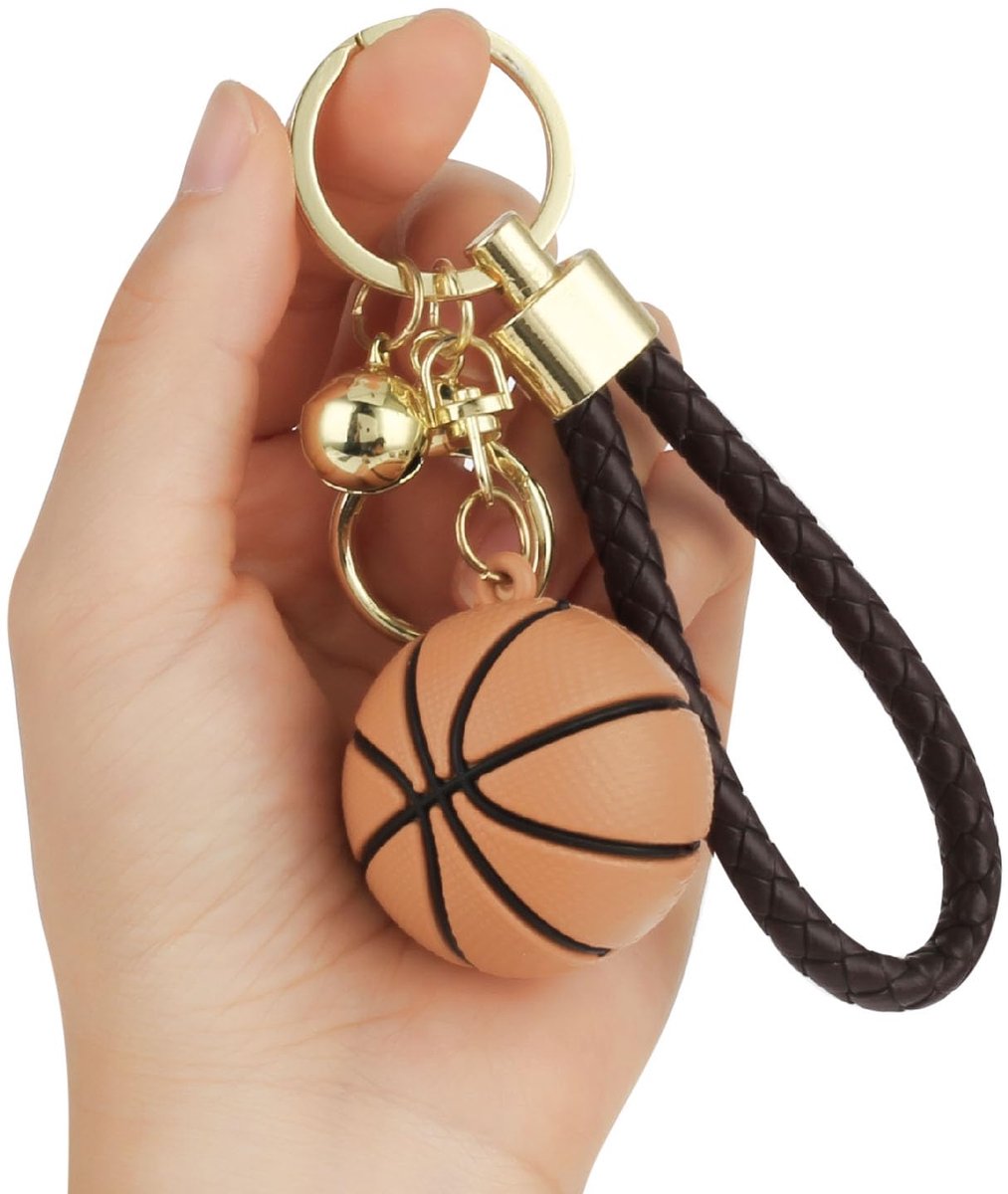 Dailygoods - Basketball Sleutelhanger als Inspirerend Geschenk voor Sportfans