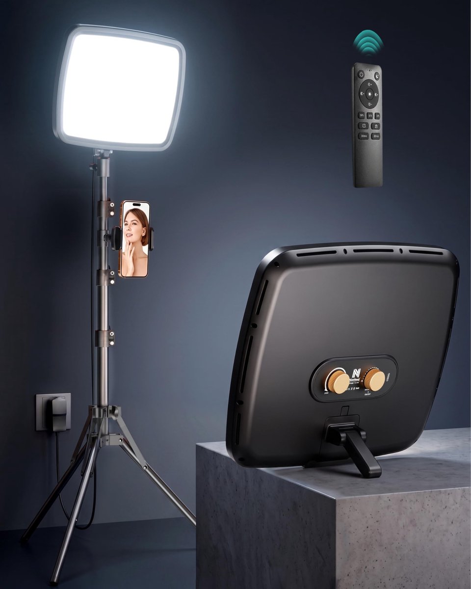 Dailygoods- Vullicht Zacht - Statief - Lichtbron E27 - Lichtbronnen - Verstelbaar - Ideaal voor Fotografie
