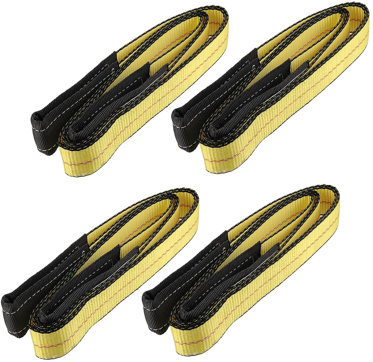 Dailygoods - 4 Stuks Heavy Duty Lifting Straps voor Zware Lasten