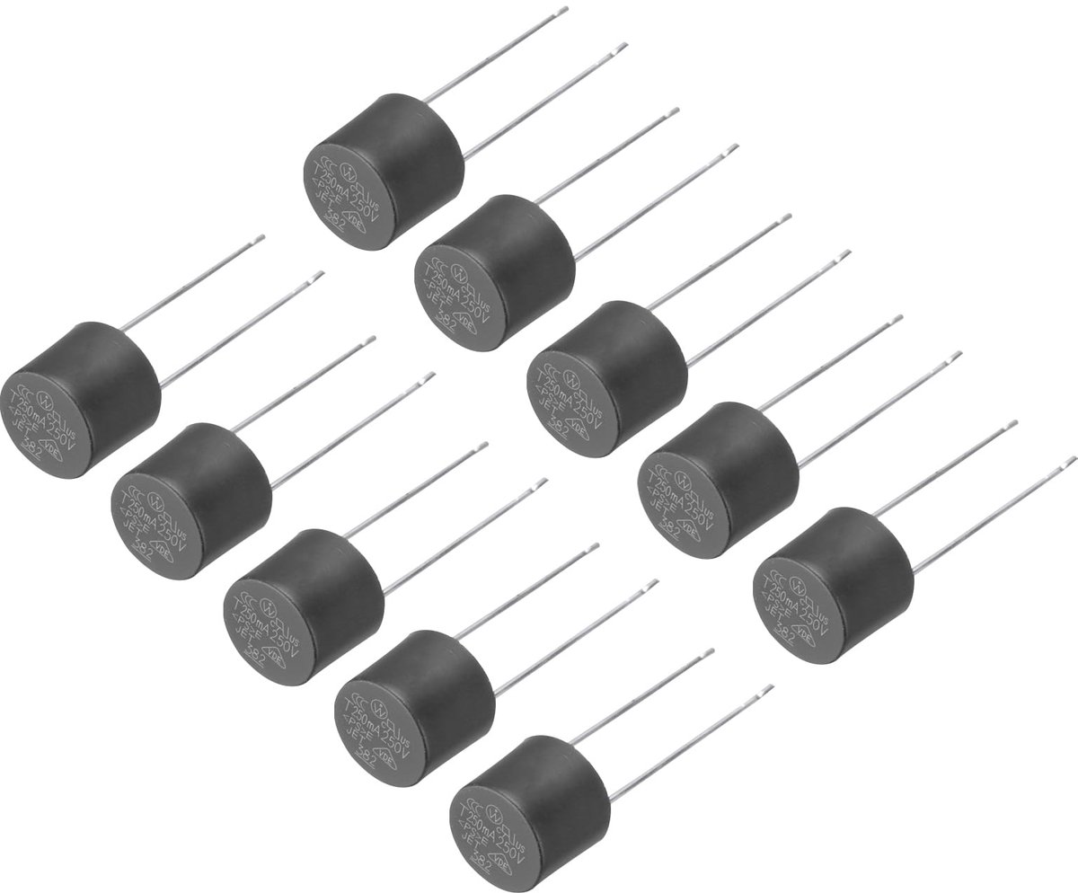 Dailygoods - 50 Stuks Miniatuur Cylinderzekeringen - Micro Fuses voor Elektronica en Reparaties