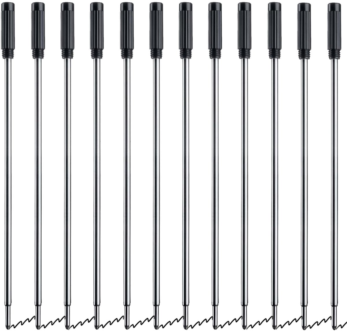Dailygoods - Vulling Balpen - 20 Stuks Balpenvullingen - Hoogwaardige Inkt - Blauw - Navulling voor Balpen - Geschikt voor Kantoor en Thuis - 7CM