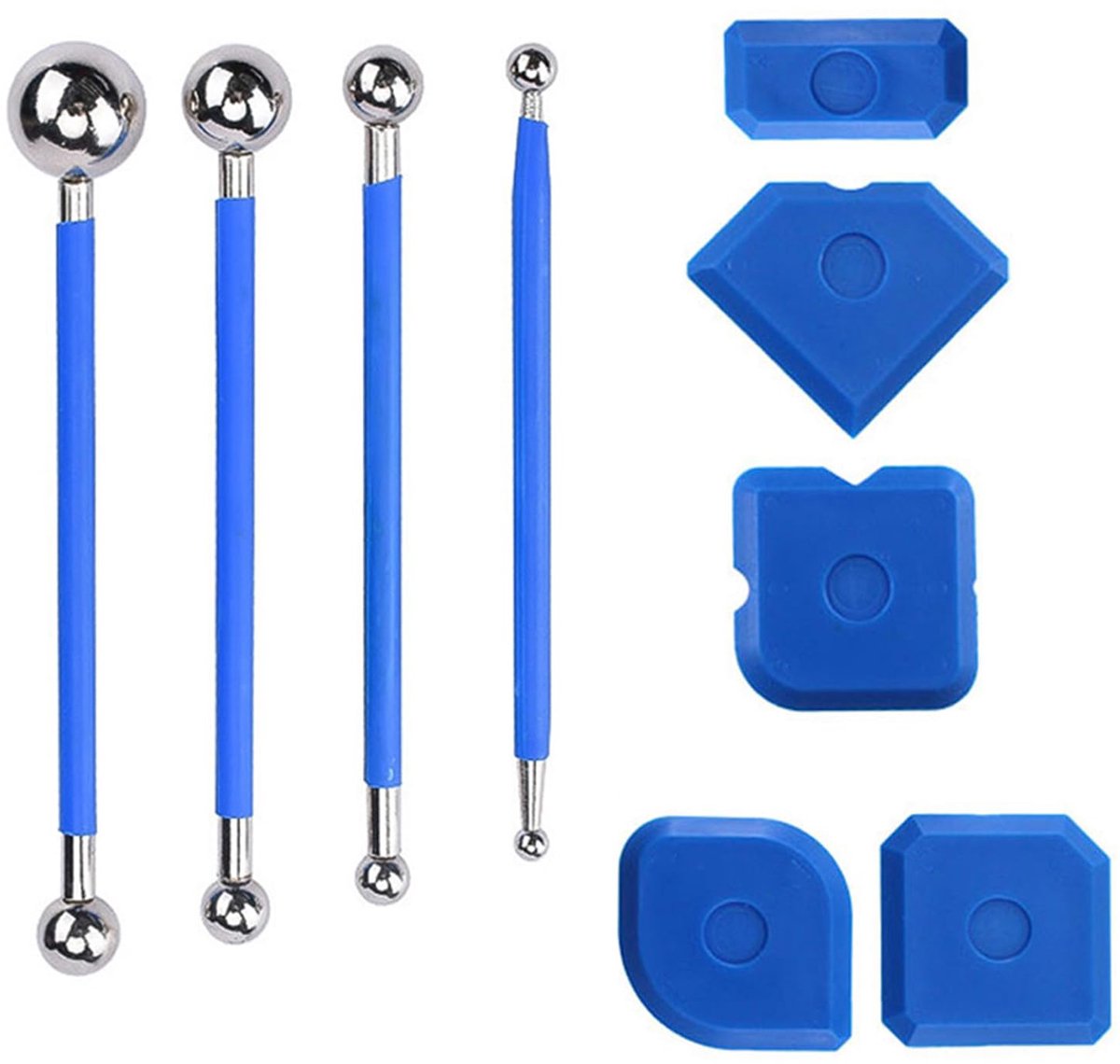 Dailygoods - 9-delige Gereedschapschraper Kit - Voegengladder Set voor Keuken en Badkamer