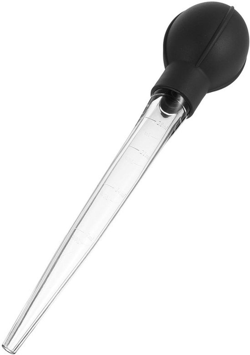 Pipet 100 ml - Kunststof - Transparant - Infuseren - Meten - Keuken gereedschap - Voor druppelen - Druppelpipet