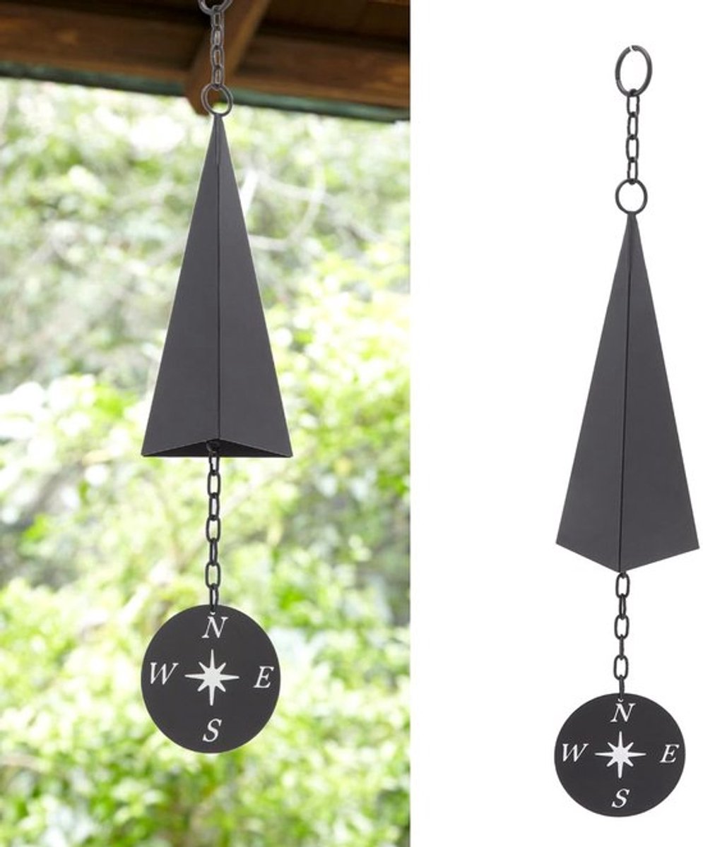 - Tuinbel - Melodische Tuinbel met Schouderband - Perfect voor Elk Seizoen - Buiten en Binnen - Geluidservaring - Tuinaccessoire - Geschikt...