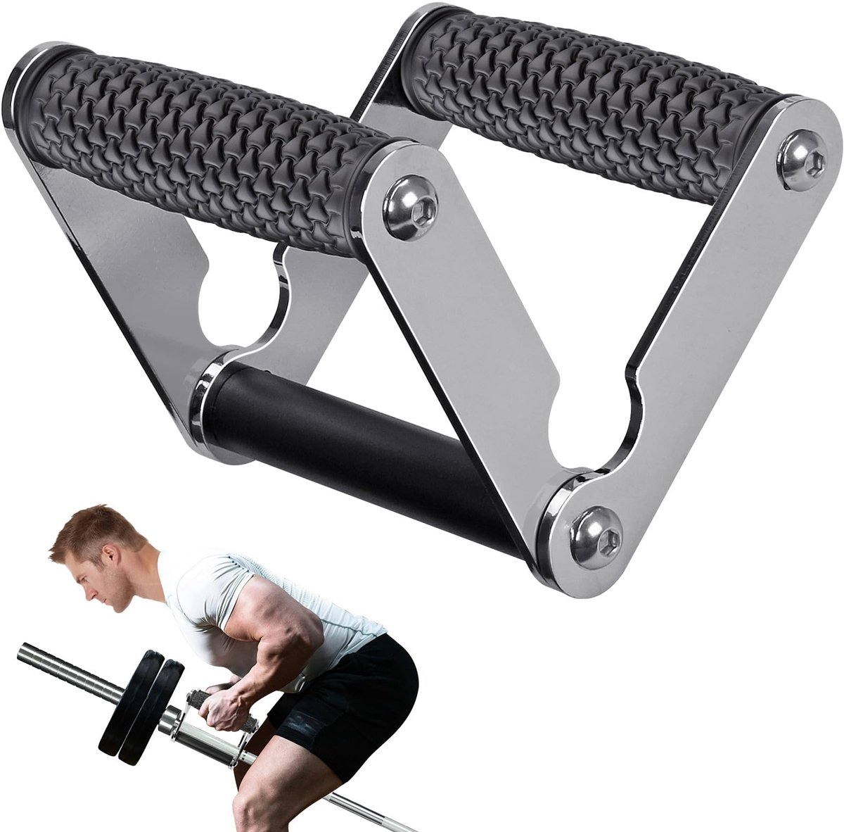 Dailygoods - T Bar & V Bar Landmine Handvat Bevestiging - Voor 2" Barbell