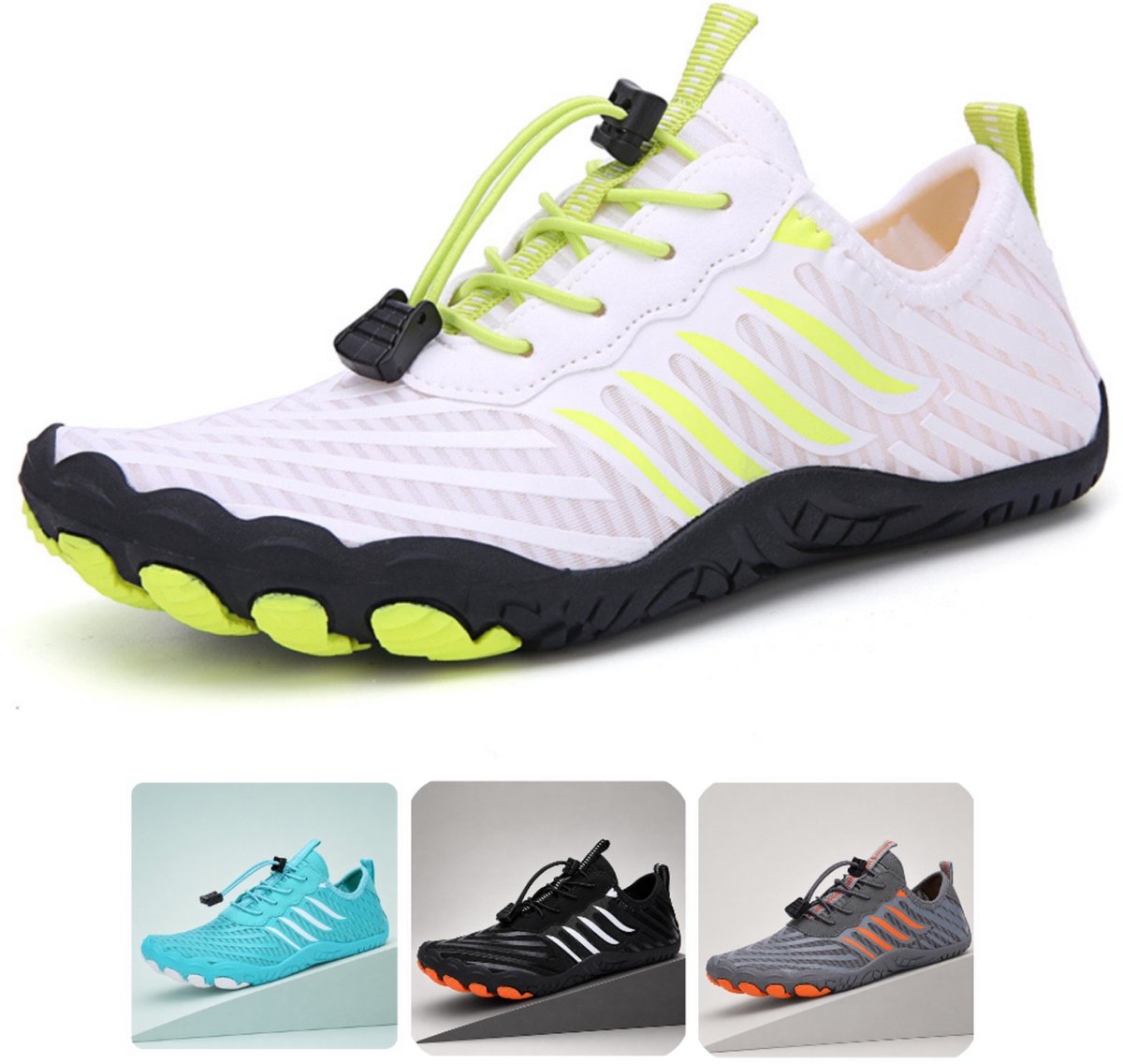 DOTALES - ActiveStep barefoot schoenen Weiss-Gelb 37