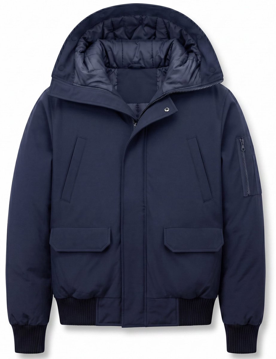 Herenjas - Winterjas Heren - LF8821 - Blauw - Maat S