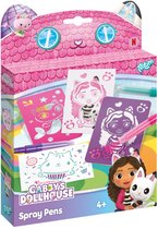 Gabby's Popppenhuis Totum spraypens blaaspennen - Gabby's Dollhouse creatief speelgoed knutselset - vanaf 3 jaar tekenen en kleuren