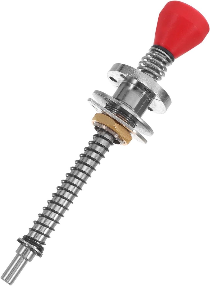 Flipperkast Hendel - Schiethendel Lanceerhendel - Spelervaring Verbeteren - Precisie Legering - 16.5 cm - Rood