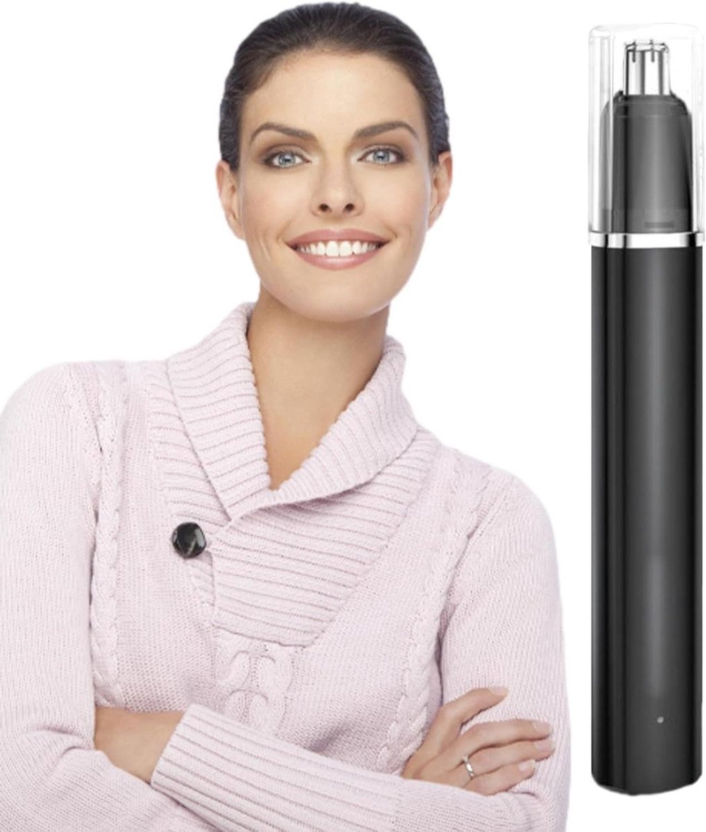 Neustrimmer Oplaadbaar - Neus Oor Trimmer - Persoonlijke Verzorging - All-in-1 Penontwerp - 139 x 33 cm - Zwart