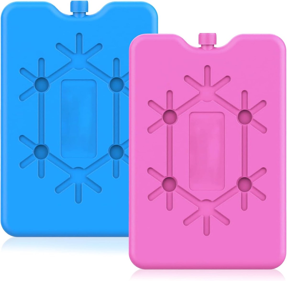 SnelShoppen - Herbruikbare Cooler Batterij, Ultra-Dun Koelelement voor Lunch, Koeltas, Koelbox, Extra Dun, Langdurige Koeling voor Reizen en Kamperen