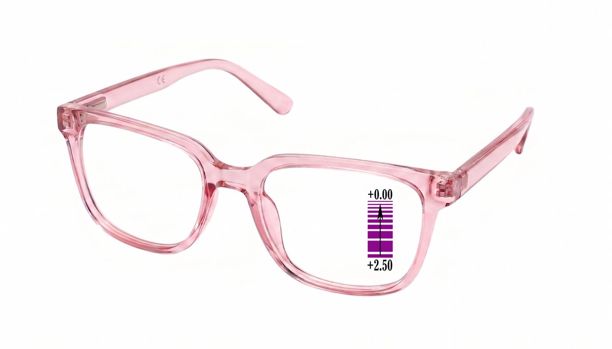 Leesbril-Vista-Bonita-Cubo progressief-Salinas Pink-+2.50