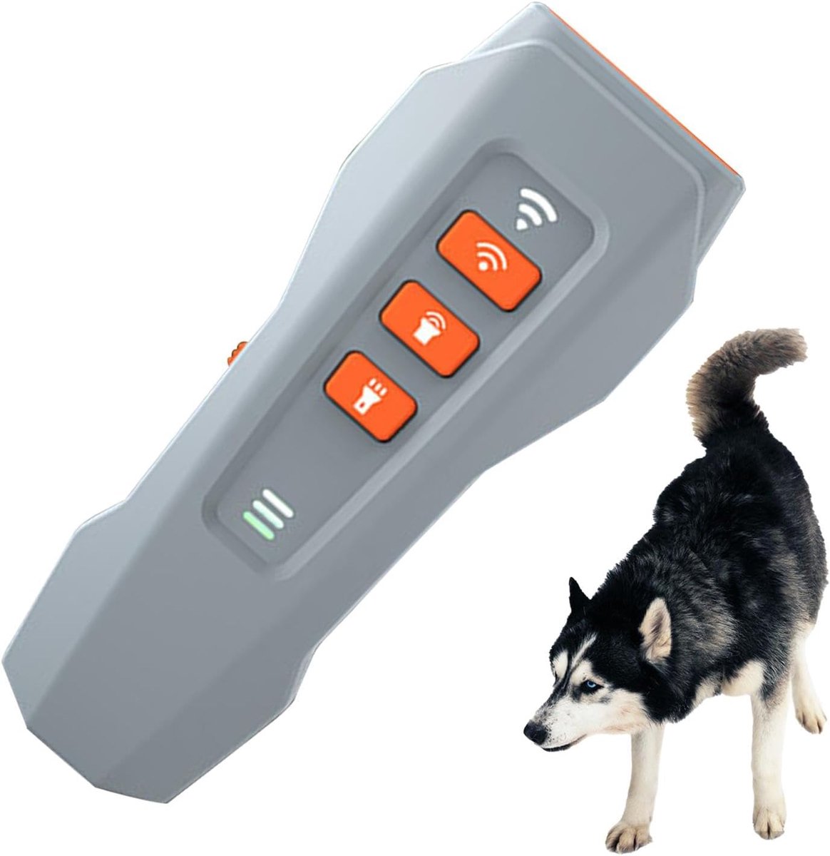 Stop hond blaffen anti-blaffen apparaat, oplaadbare handheld hond blaffen controle apparaat met LED-licht en waterdicht, anti-schorsstop voor de meeste honden binnen en buiten
