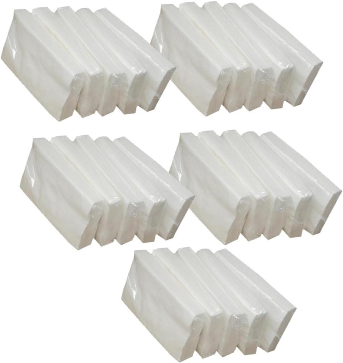Huishoudelijk Papier - Tissues - Dagelijks Gebruik - Zacht voor de Huid - 25 Pakken - Wit