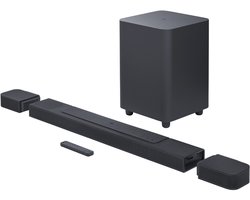 JBL Bar 1000 Pro - 7.1.4 Soundbar met Dolby Atmos - Draadloze Subwoofer & Afneembare Surround…