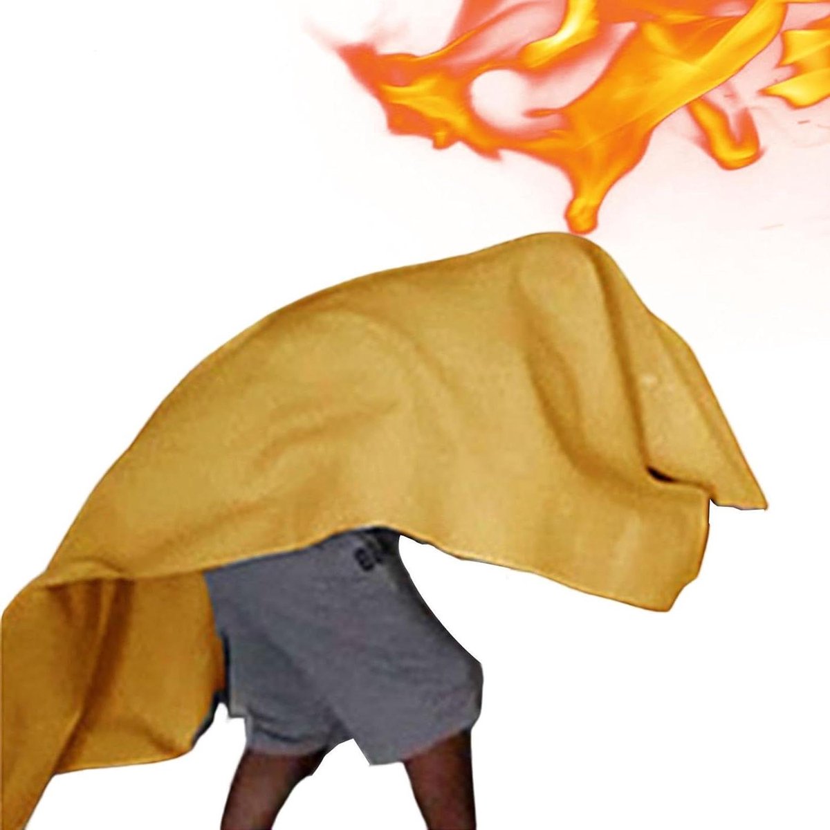 Brandblusdeken - Veiligheidsdeken Nooddeken - Brand Beheersen - Dubbele Siliconencoating - 150x150 cm - Grijs