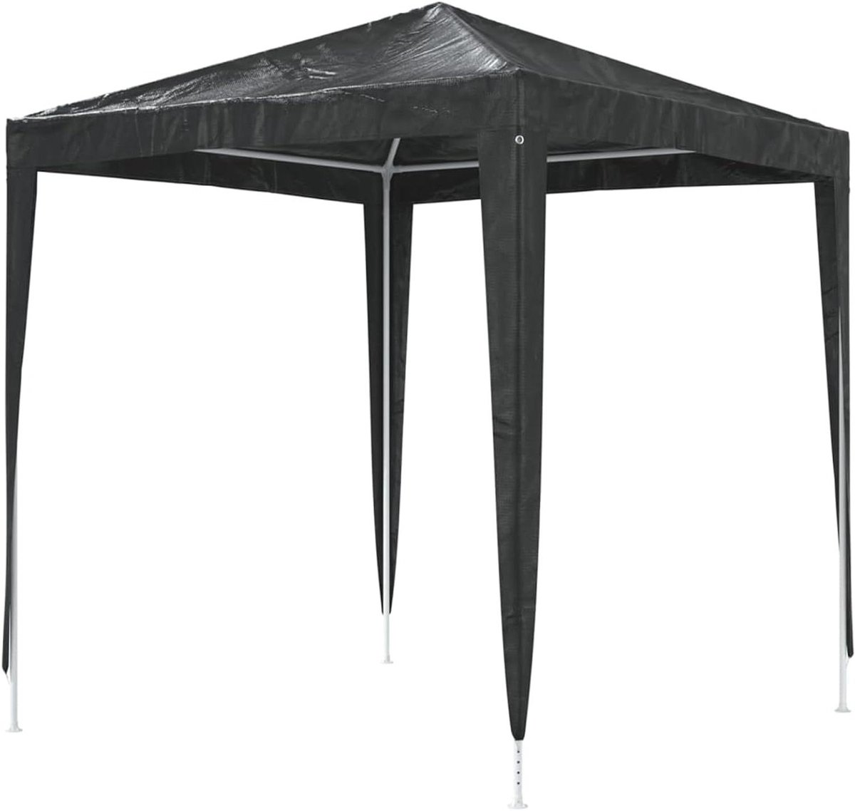 Partytent 2x2m - Feesttent Tuinpaviljoen - Outdoor Evenementen - Waterdicht PE Dak - 2x2m - Antraciet
