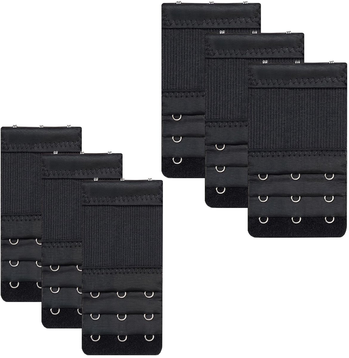 Dailygoods - BH-verlenging Set van 6 Stuks - Zacht en Duurzaam voor Comfort