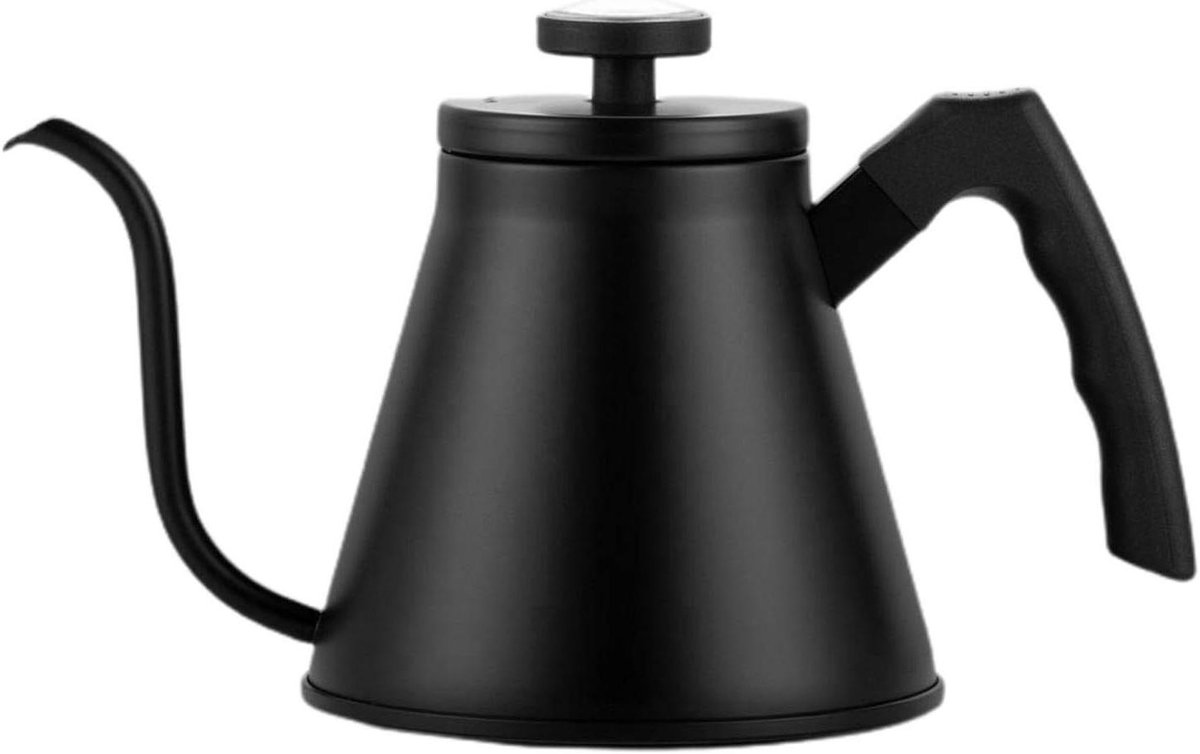 Waterkoker Zwanenhals - Theepot Kookplaat - Precies Gieten - Ingebouwde Thermometer - 12L - Zilver