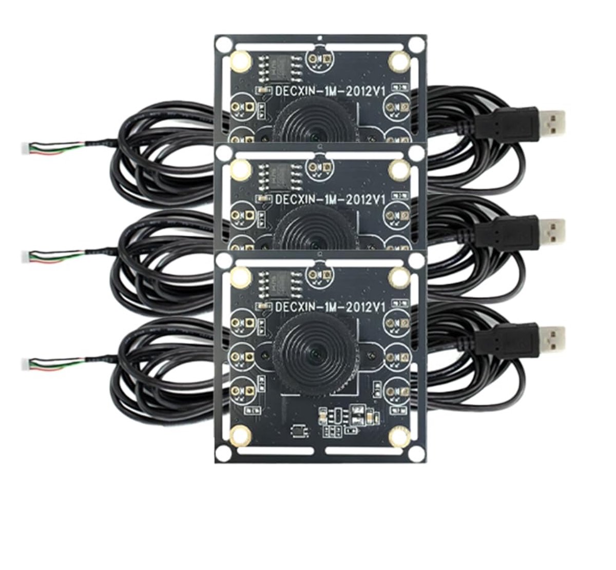 Dailygoods - 3 Stuks Camera Module - 1 MP OV9732, USB met Kabel