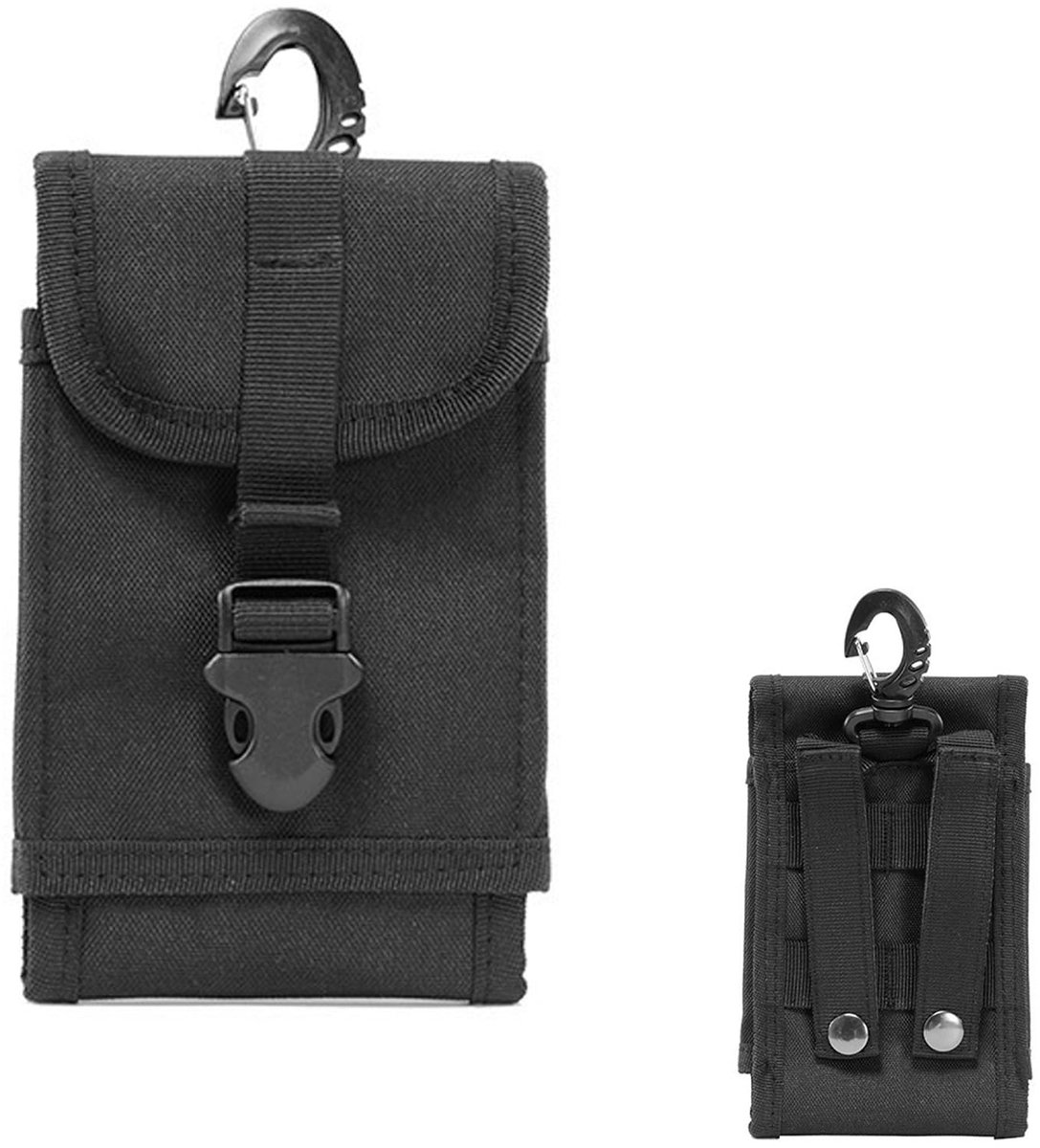 Dailygoods- Riemtas Universele Maat - Riem Tas - Telefoon Holster - Riemtas Telefoon - Riemtas Heren/Dames - Geschikt voor Smartphones 150-160 mm - Telefoonholster