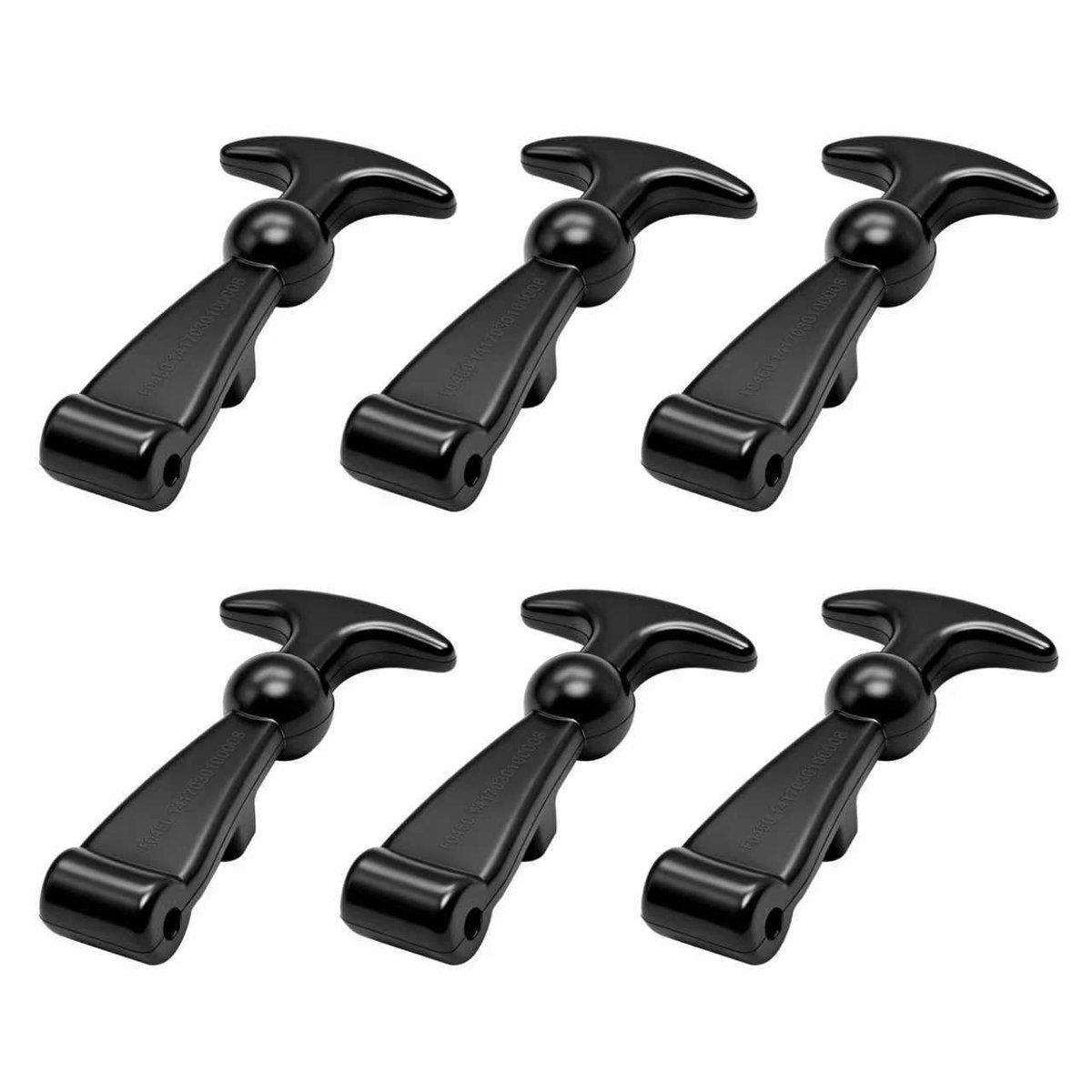 Dailygoods - Elastische Kaphouders - 6 Stuks Rubber voor Tractoren en Automotoren