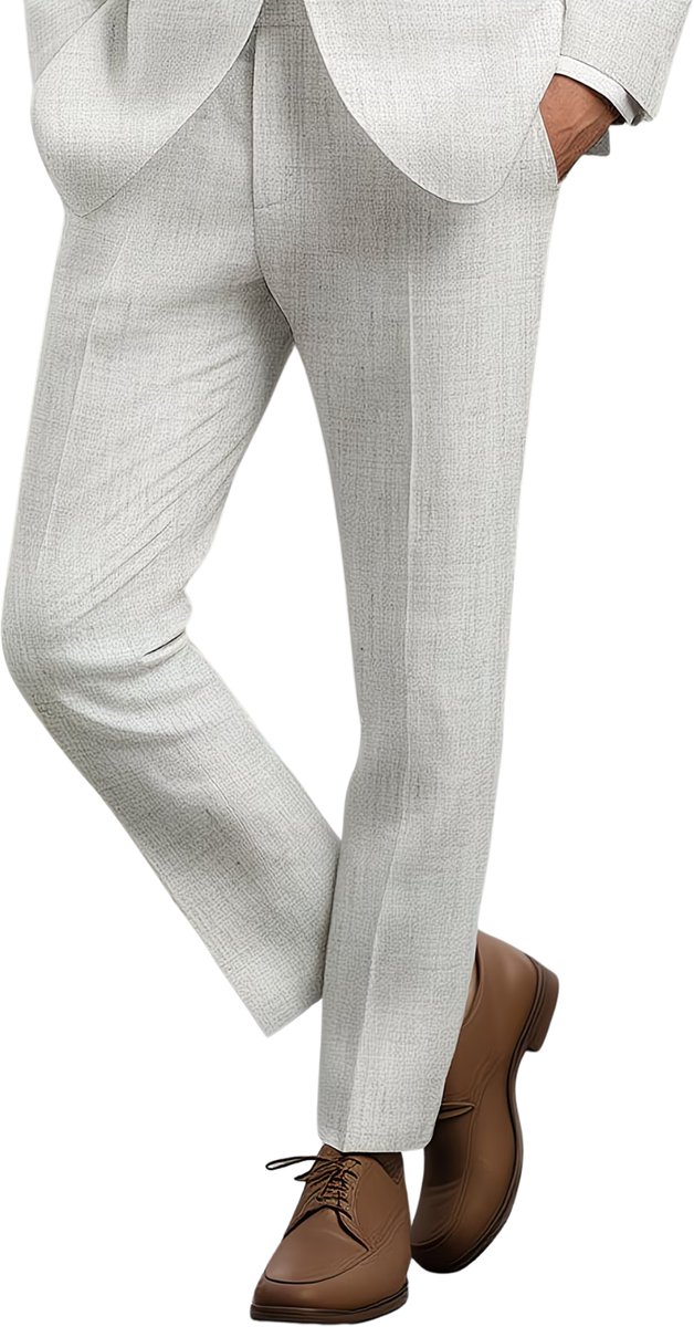 Currero Pantalon Heren Chino Regular Fit Golfbroek Nette Broek Elastische Tailleband Volwassenen XXL Abrikoos