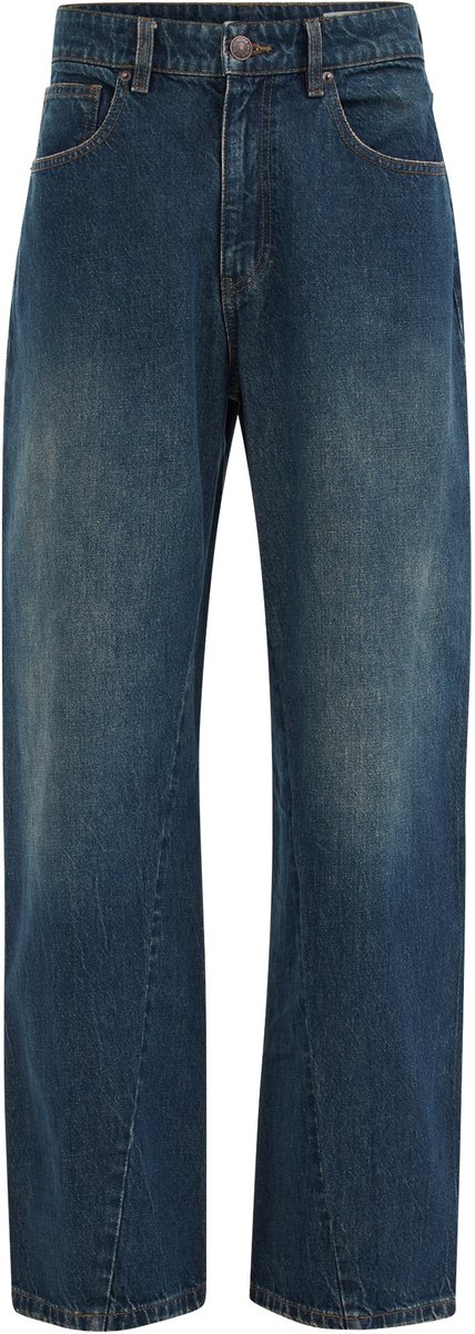 WE Fashion Heren loose fit twisted jeans