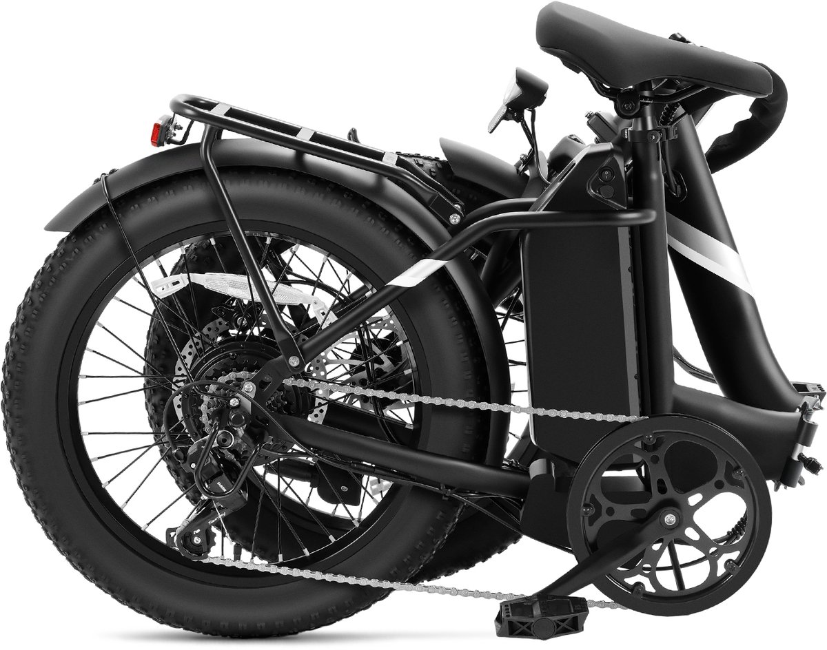 Touroll S3 Elektrische Fiets - Opvouwbare Fatbike - 468Wh Verwijderbare Accu thumbnail 2