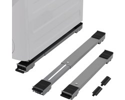 2 Stuks Wasmachine Onderstel - Wasmachine Standaard - Verstelbare Mobiele Standaard - Met 24 Wielen - Telescopisch Ontwerp - Voor Banken, Kledingkasten, Drogers, Wasmachines, Koelkasten, Airconditioners En Vaatwassers