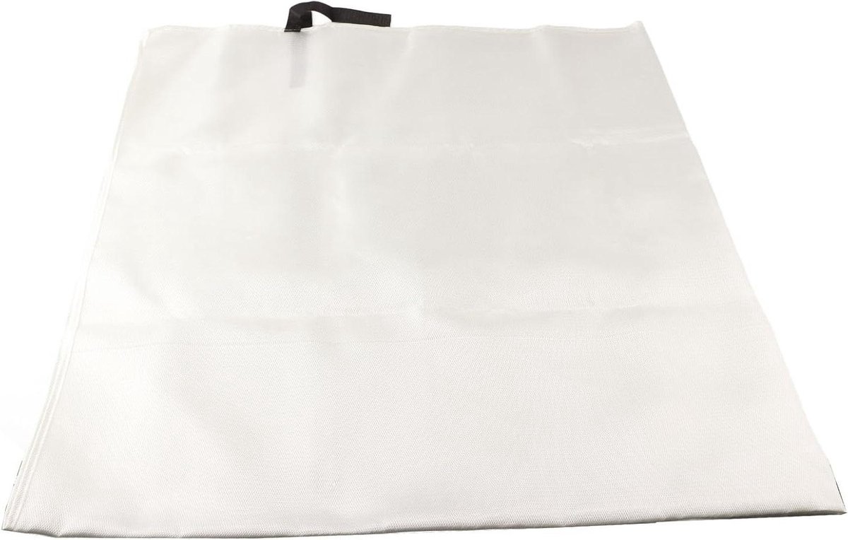 Branddeken Glasvezel - Brandblusdeken Nooddeken - Brandveiligheid Vergroten - Hittebestendig Tot 550°C - 143 x 143 cm - Wit
