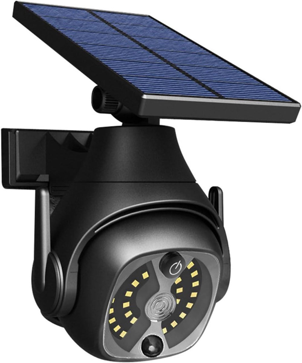 Solar Buitenlamp - Wandlamp Zonne-energie - Veiligheid Verhogend - Simuleert Bewakingscamera - 15.3 x 12.5 x 17.2 cm - Zwart