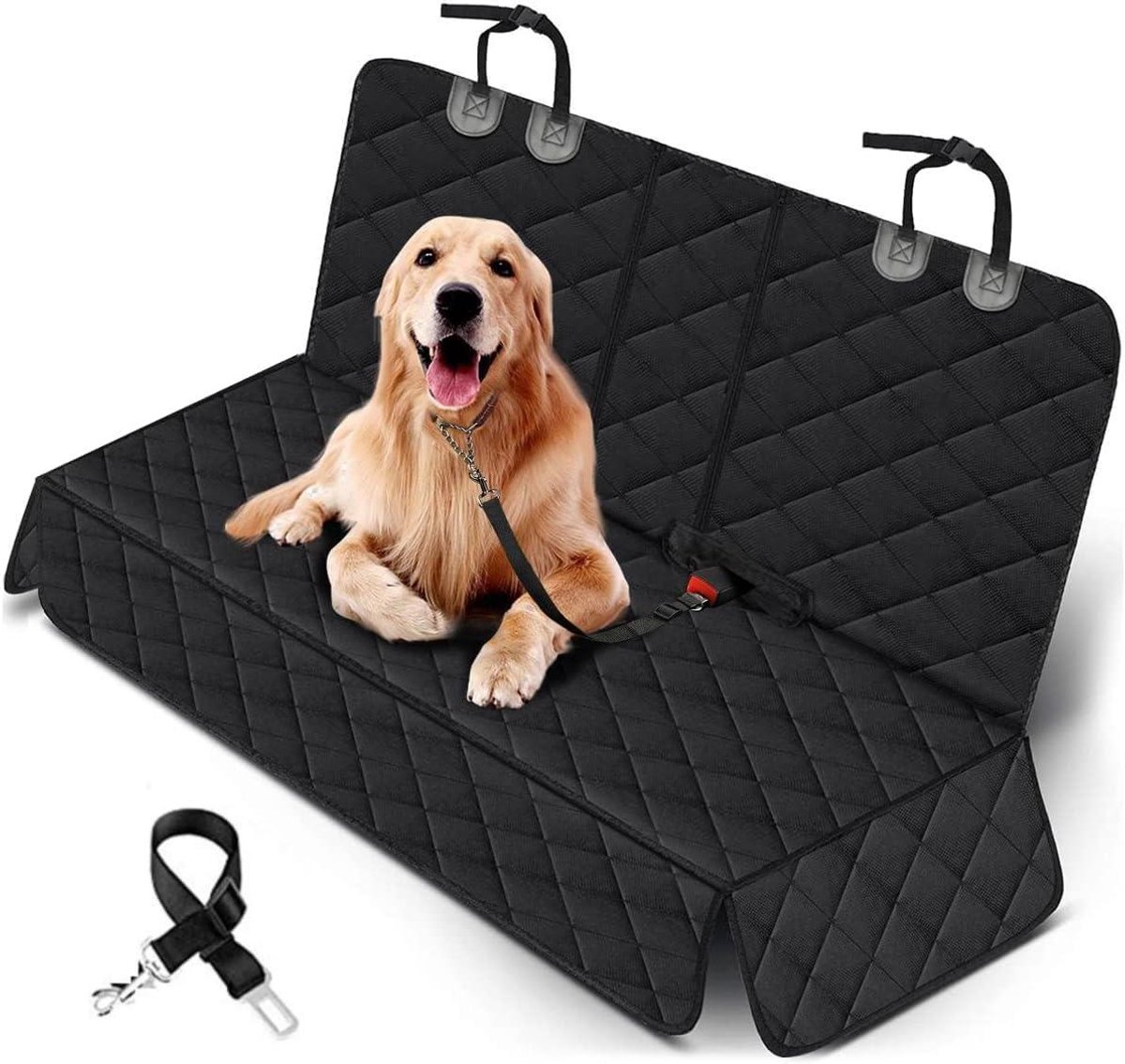 Hondendeken Auto - Beschermhoes Hond - Reizen met Huisdier - Waterdicht Krasbestendig - Voor Ford Mustang - Zwart