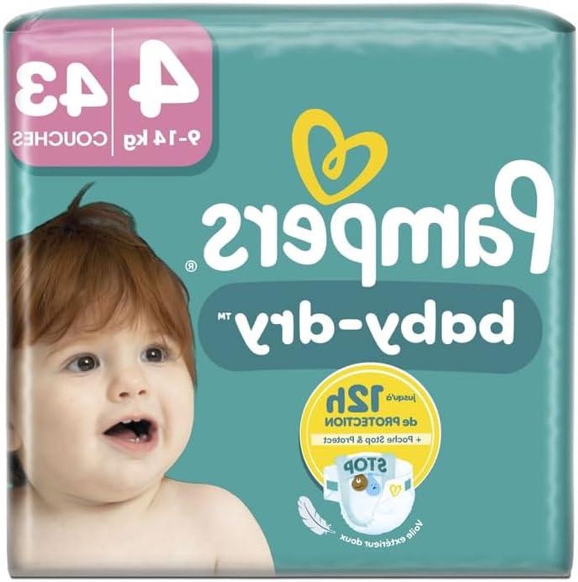 Baby Luiers - Maat 4 Luiers - Baby Droog Houden - Tot 100% Lekvrije Nacht - 43 Stuks - Wit