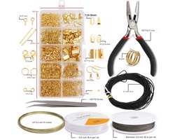 SSTRWGOOD Sieradenmaakset - 10-delige DIY Kettingen Set - Goud